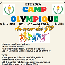 Camp Olympique 2024